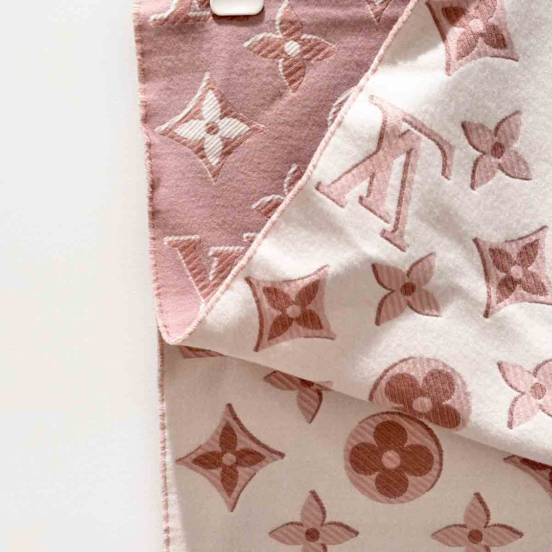 Louis Vuitton Pink Wool Scarf