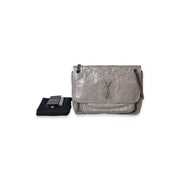 YSL Niki Medium 27.9cm Grey Bag