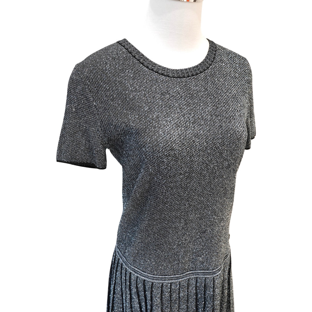 Chanel Metallic Fibre Knit Dress #40