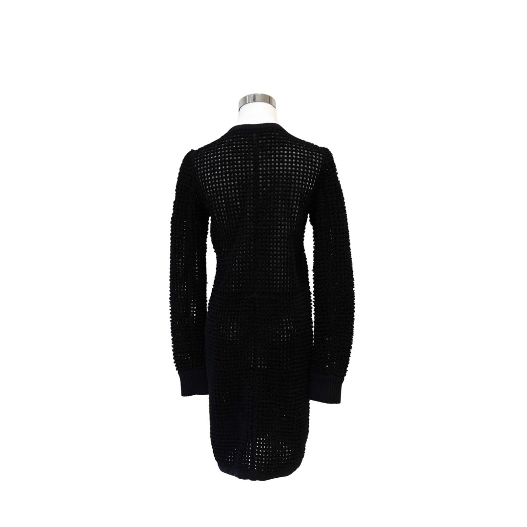 Chanel Black Reversible Shearling Coat #34