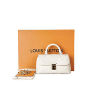 Louis Vuitton Madeleine Monogram Empreinte Calfskin White Bag