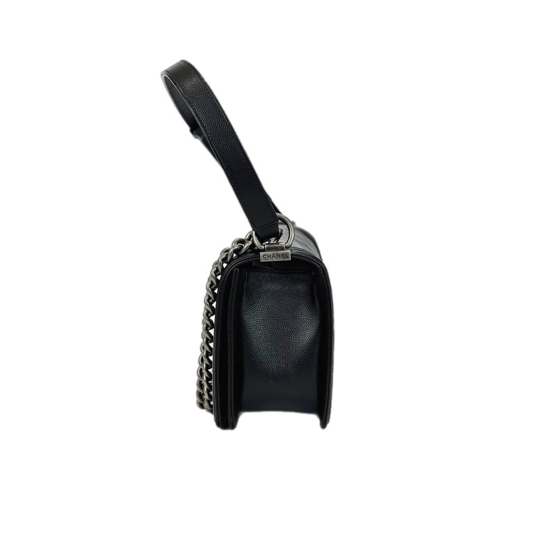 Chanel Medium Leboy Bag Black Caviar
