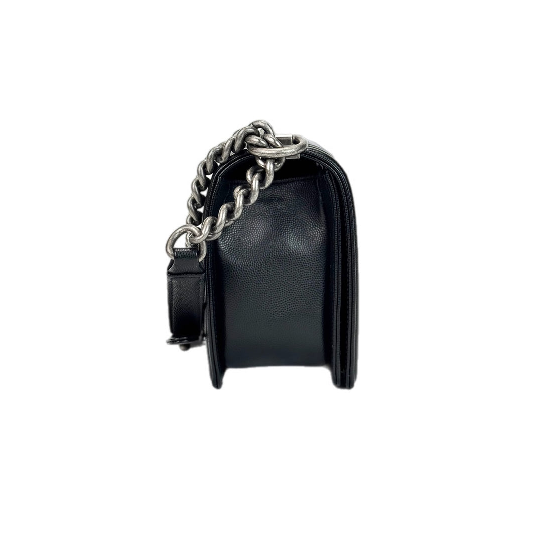 Chanel Medium Leboy Bag Black Caviar