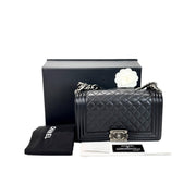 Chanel Medium Leboy Bag Black Caviar