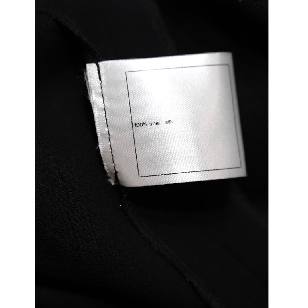 Chanel Silk Dress Black #36