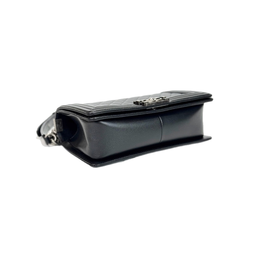 Chanel Medium Leboy Bag Black Caviar