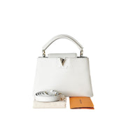 Louis Vuitton Capucines Mm 31cm White Bag