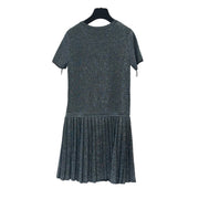 Chanel Metallic Fibre Knit Dress #40