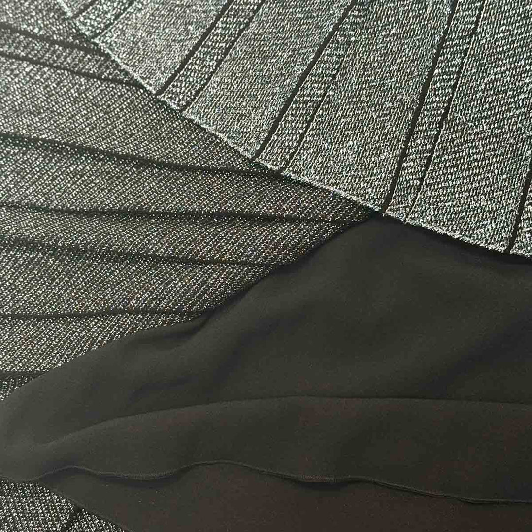 Chanel Metallic Fibre Knit Dress #40