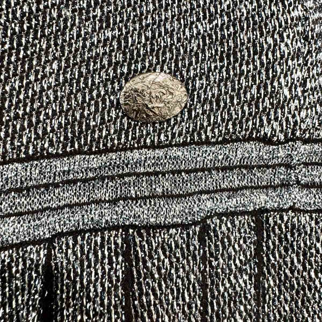 Chanel Metallic Fibre Knit Dress #40