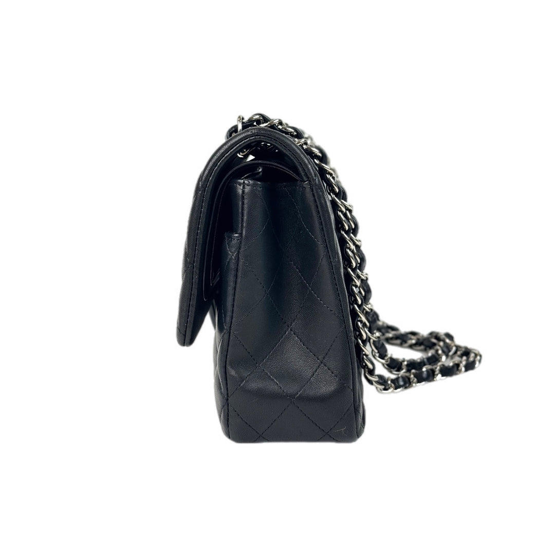 Chanel Classic Flap Medium Black Lambskin