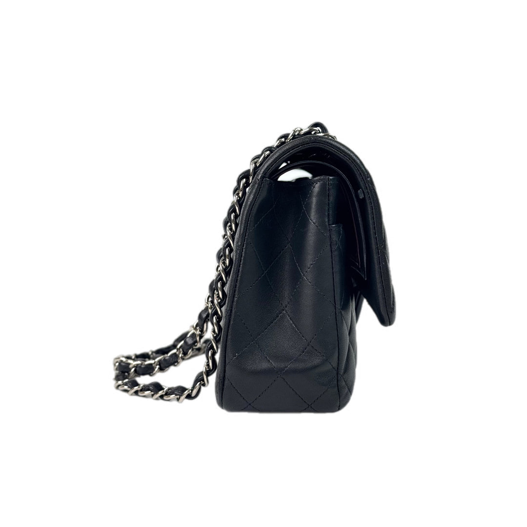 Chanel Classic Flap Medium Black Lambskin