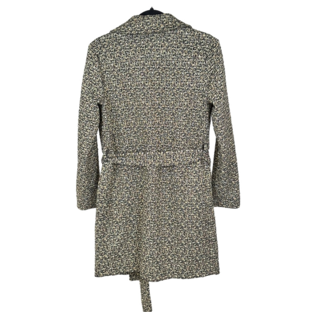 Chanel 16A Tweed Coat Gold/Grey #34