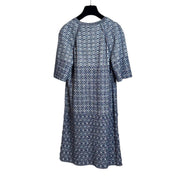 Chanel Silk/Nylon Dress Blue #38