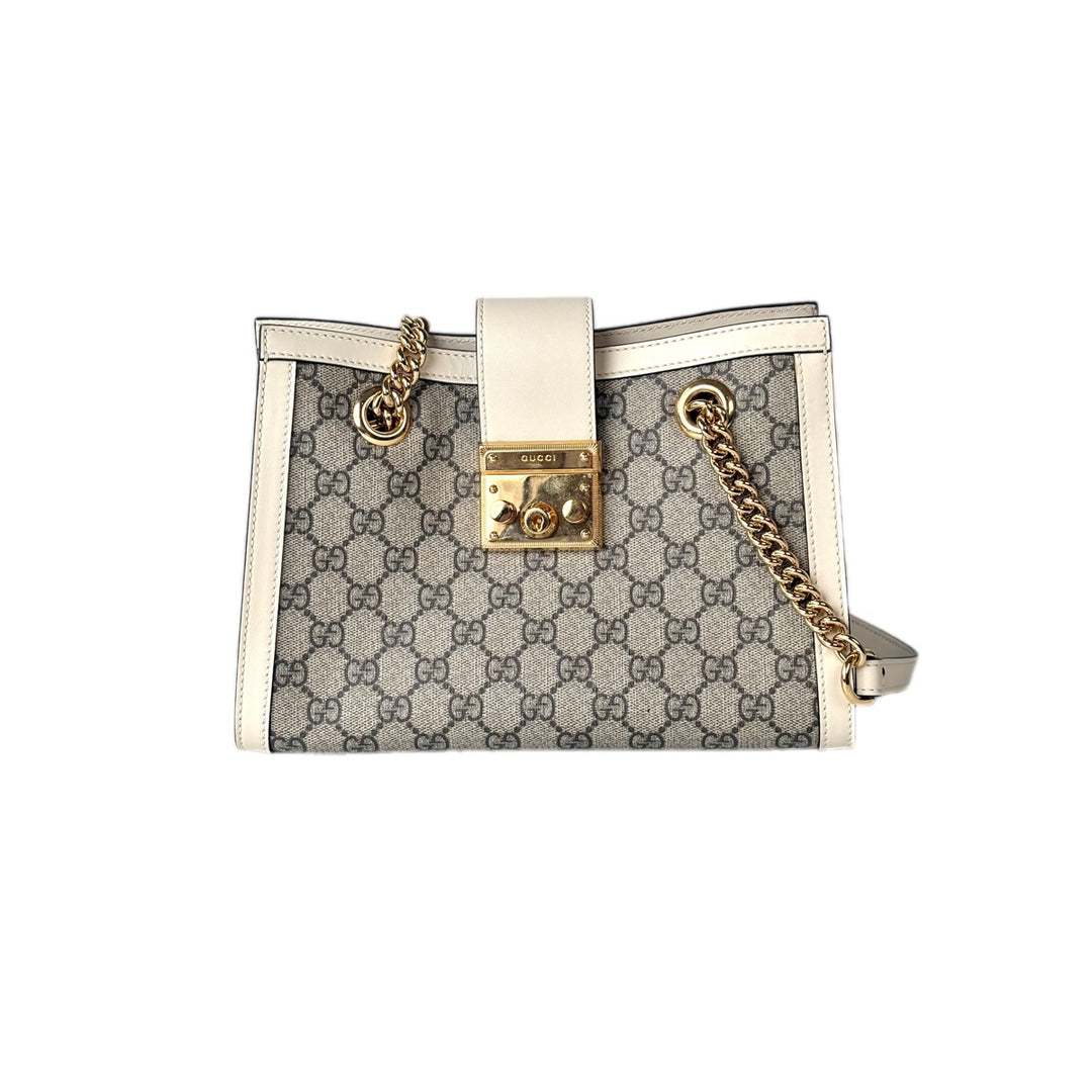 Gucci Padlock GG Supreme Small Tote Bag