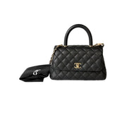 Chanel Black Coco Handle Small Bag