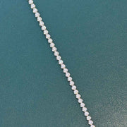 Natural White Diamond Tennis Bracelet D4.20ct F-G VVS
