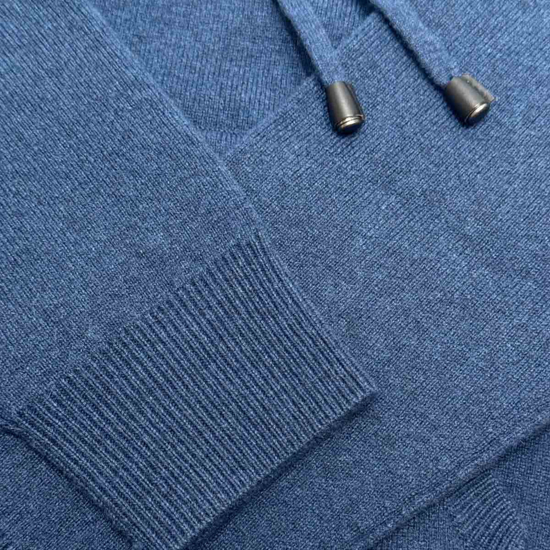 Burberry Cashmere Zip Jacket Ink Blue #XS