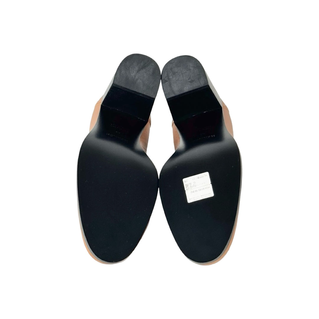 Hermes Dauphine 70 Loafer Beige Shoes #38