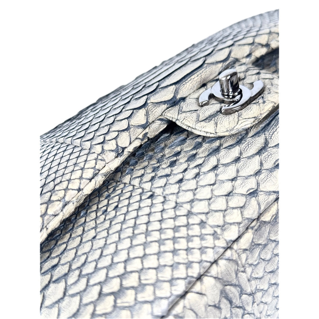 Chanel Classic Flap Bag Medium Python