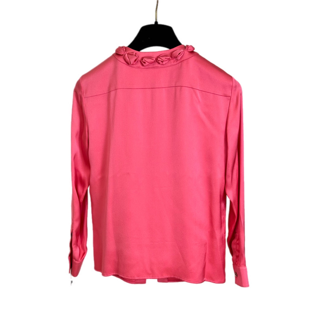 Chanel Silk Pink Blouse #34
