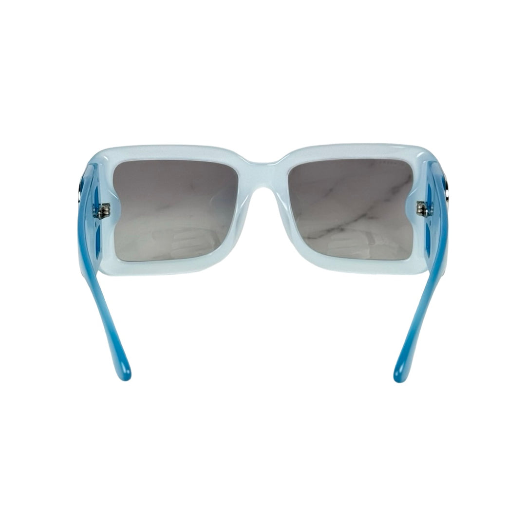 Burberry Transparent Pale Blue Sunglasses