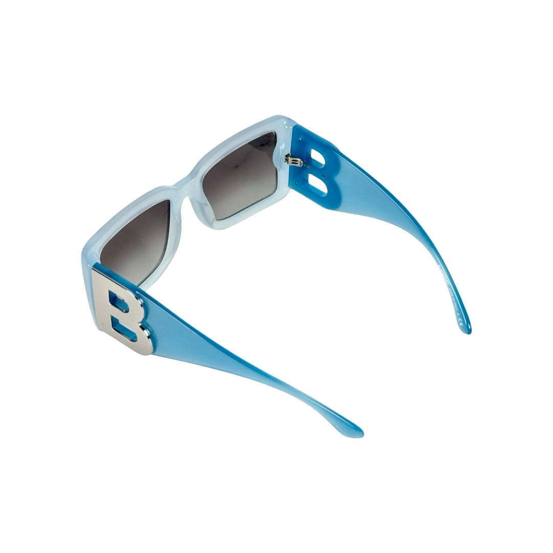 Burberry Transparent Pale Blue Sunglasses