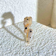White Diamond Panther Ring - Jiaxyk