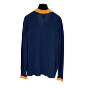 Chanel 14B Mustard Trim Button Cardigan #38