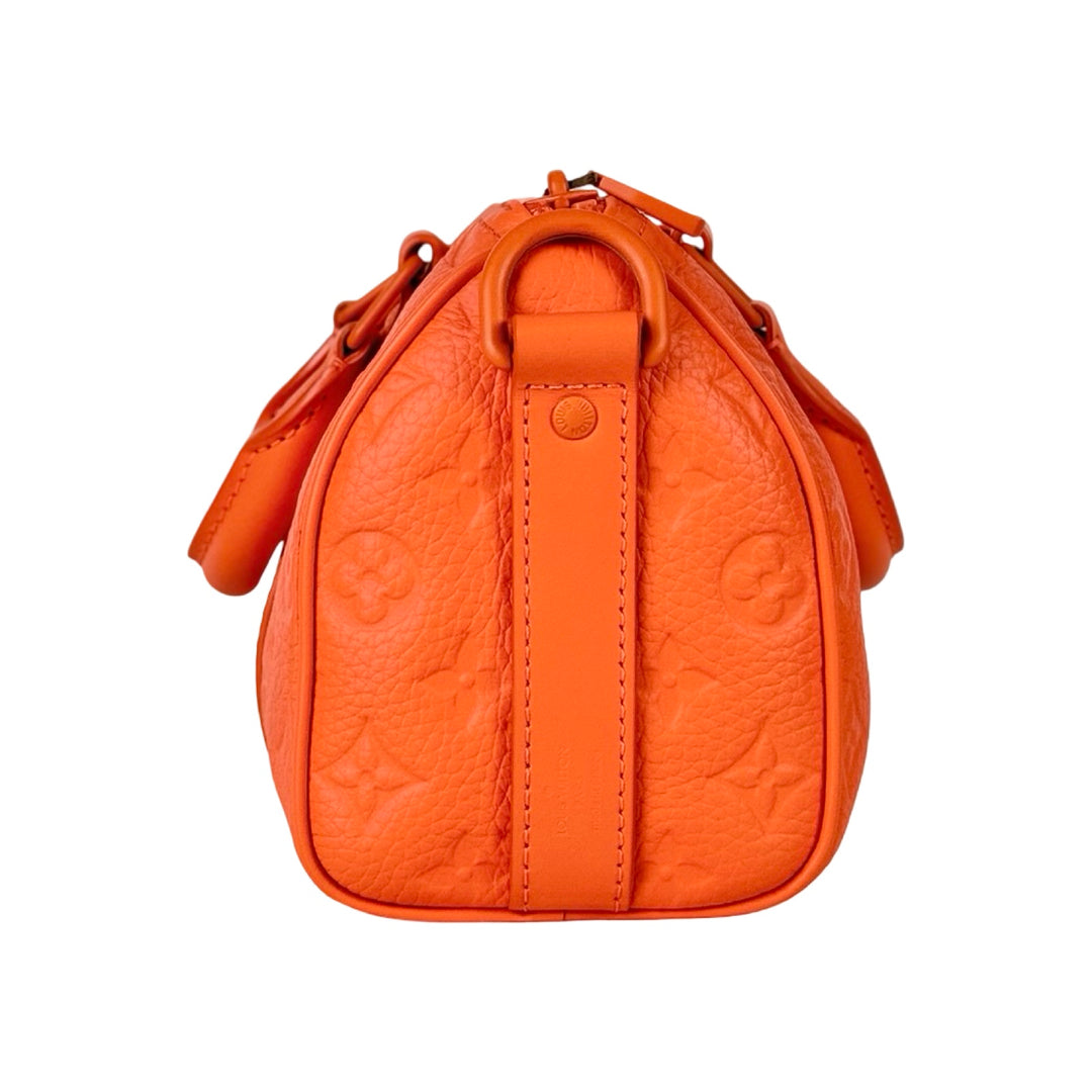 Louis Vuitton Orange Monogram Keepall  25cm