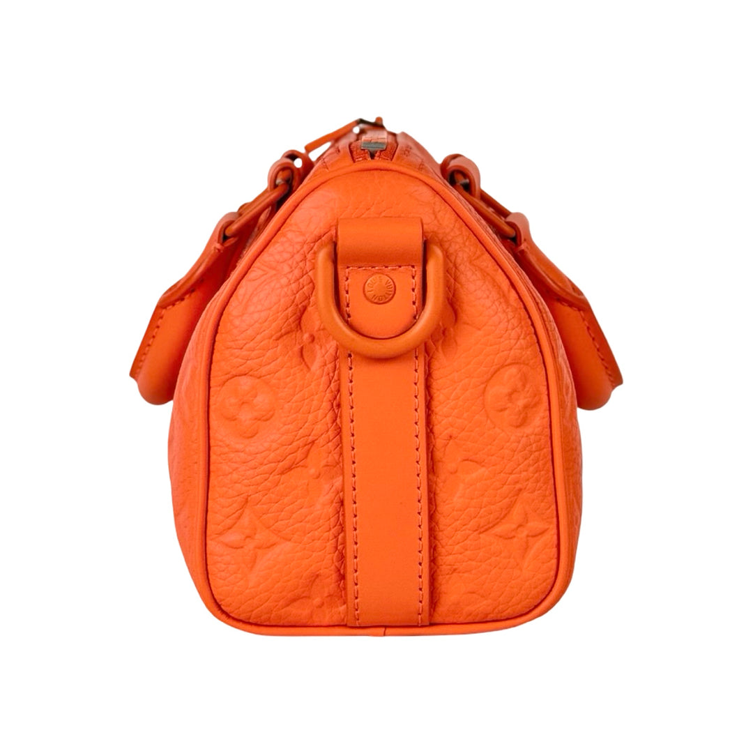 Louis Vuitton Orange Monogram Keepall  25cm