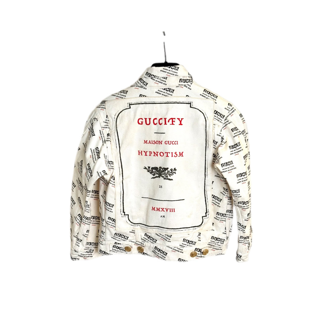 Gucci Cotton Invitation Stamp Denim Jacket