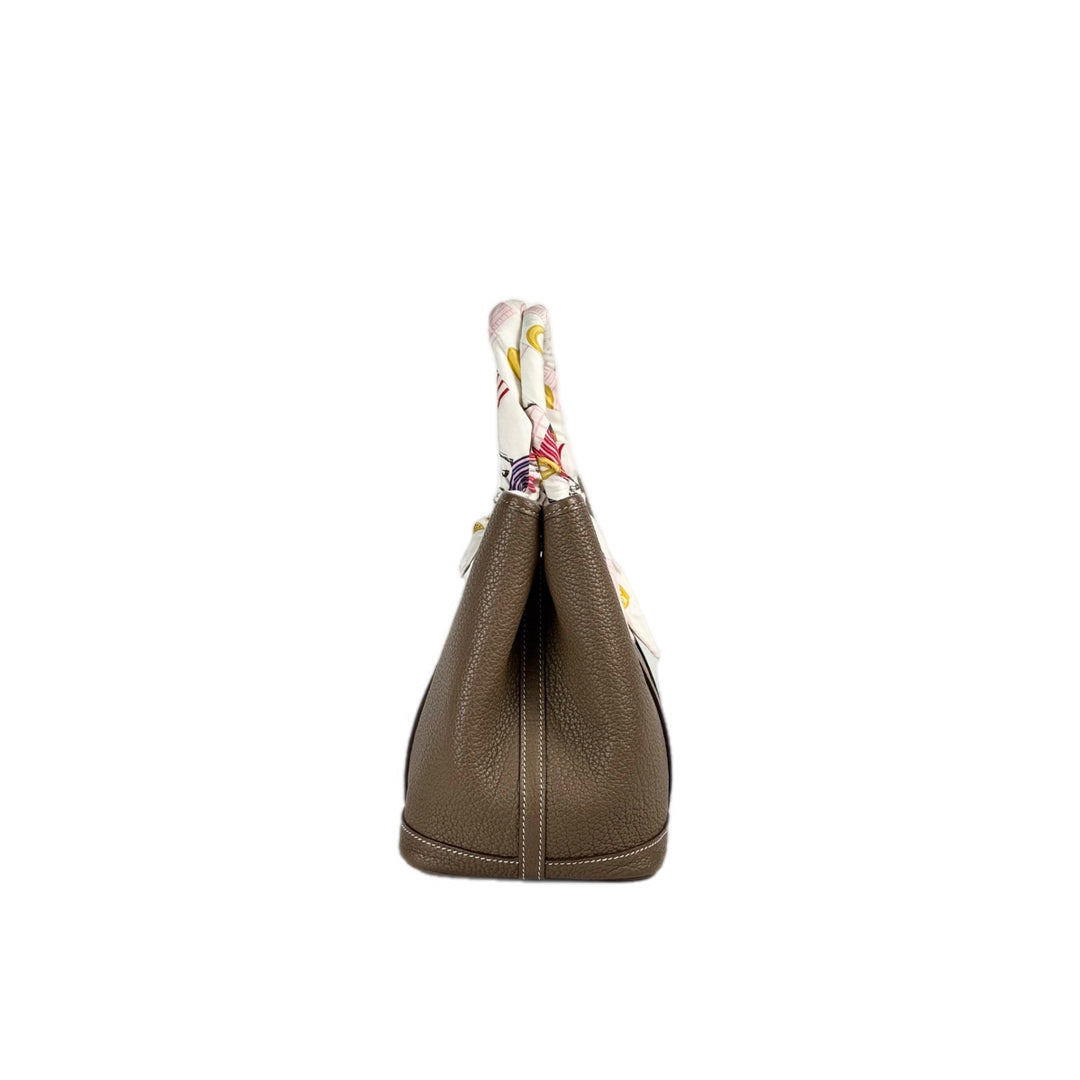Hermes Garden Party 30cm Etoupe Bag