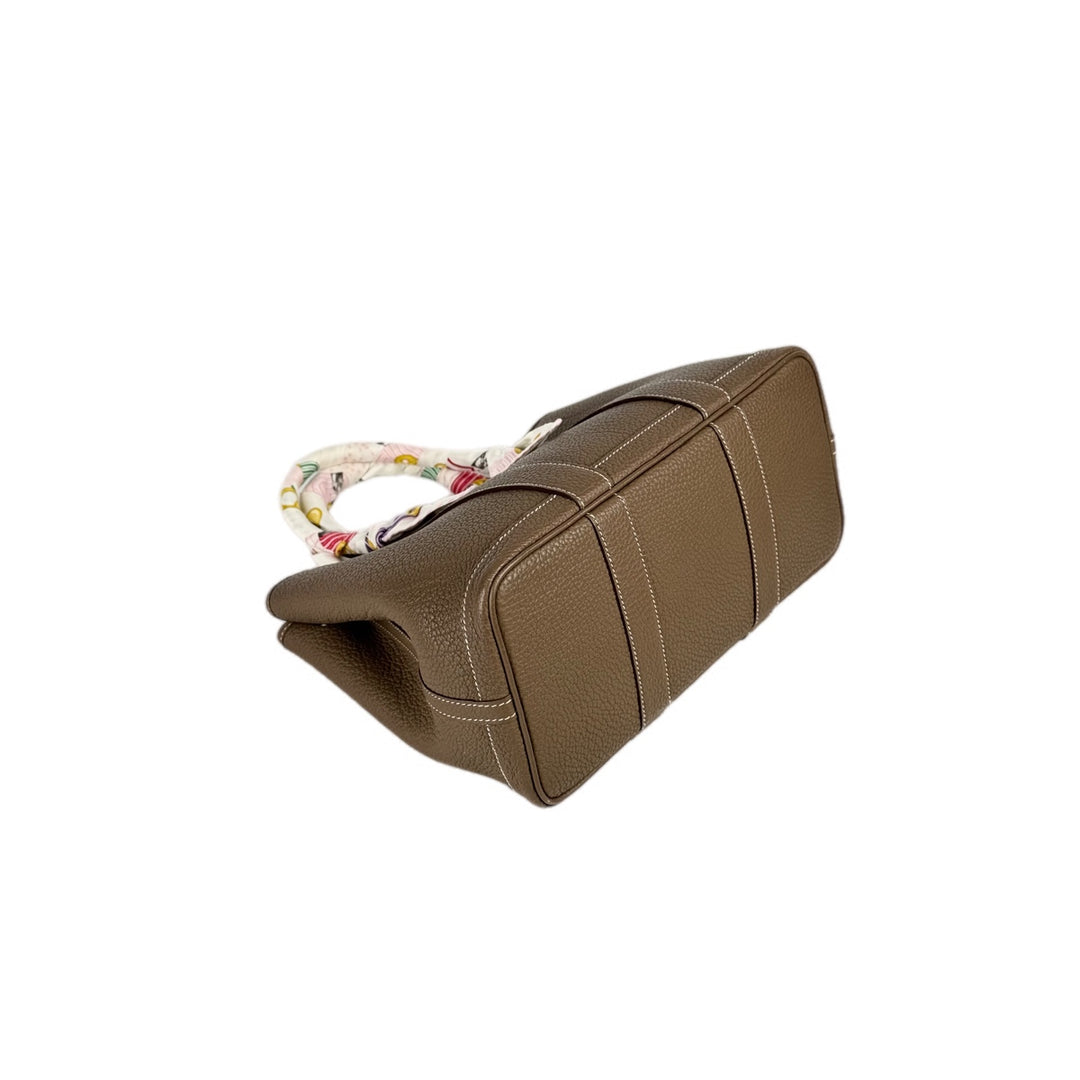 Hermes Garden Party 30cm Etoupe Bag