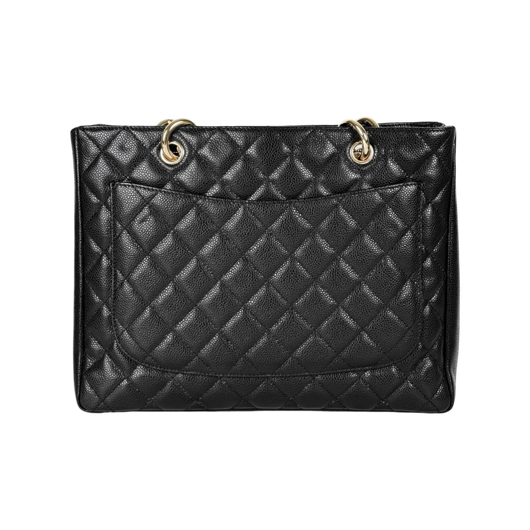 Chanel Tote Gst Black Caviar Bag