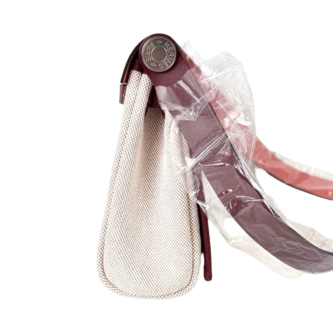 Hermes Herbag Mini Rouge/Beige