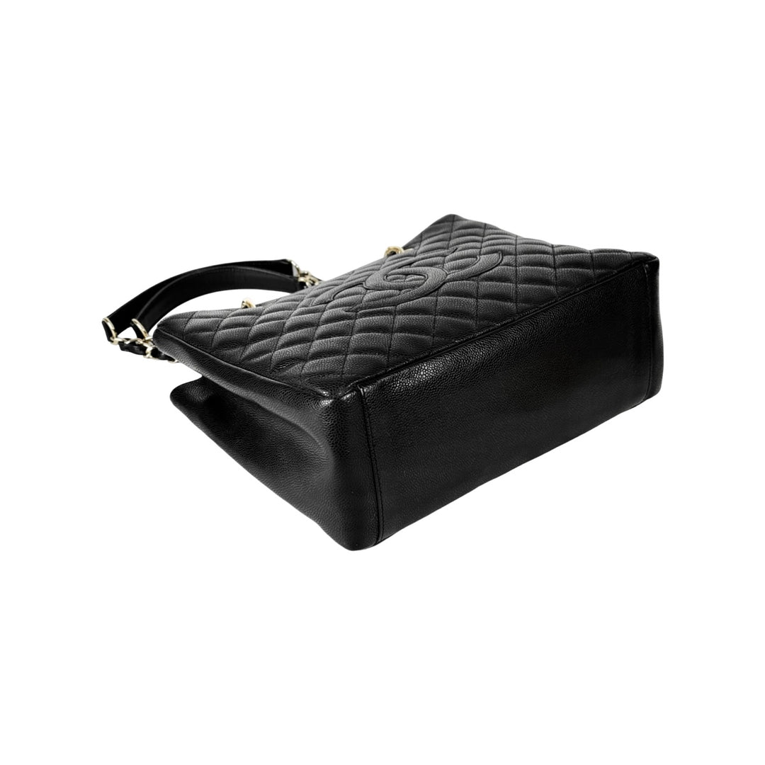 Chanel Tote Gst Black Caviar Bag