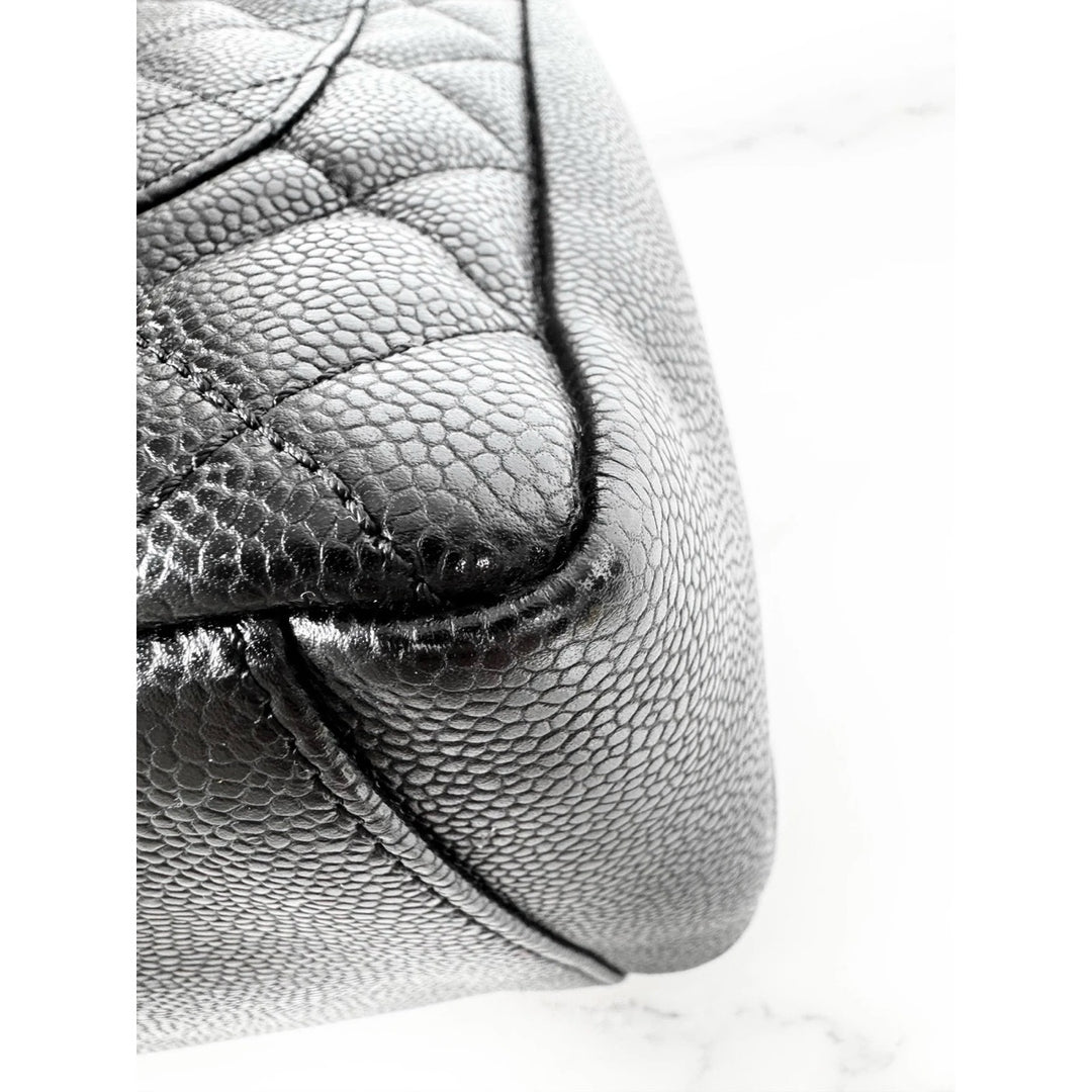 Chanel Tote Gst Black Caviar Bag
