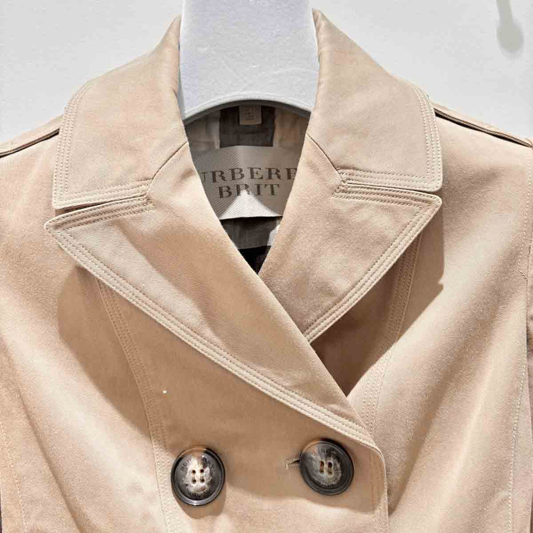 Burberry Sand Cotton Jacket UK6