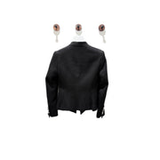 Balmain Black Tweed Blazer Size 34