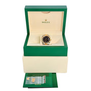 Rolex Datejust 41 mm Black Dial Oystersteel and Yellow Gold