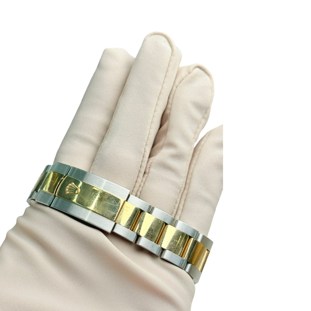 Rolex Datejust 41 mm Black Dial Oystersteel and Yellow Gold