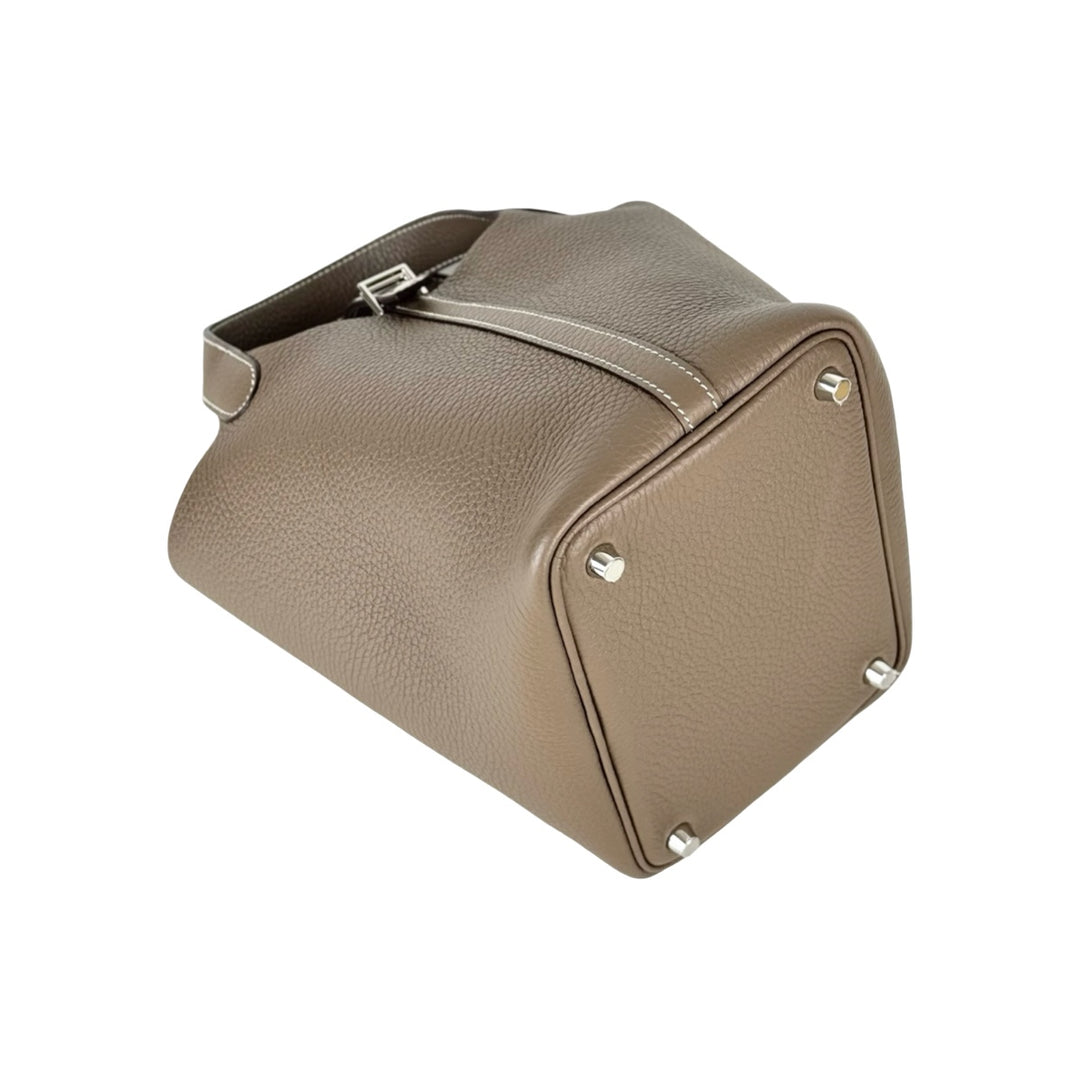 Hermes Picotin 18 Cm Etoupe Bag TC