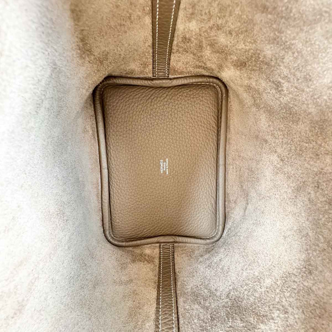 Hermes Picotin 18 Cm Etoupe Bag TC