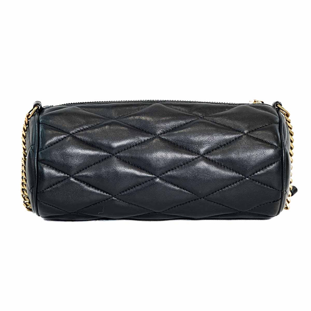 YSL Black Sade Mini Tube Bag