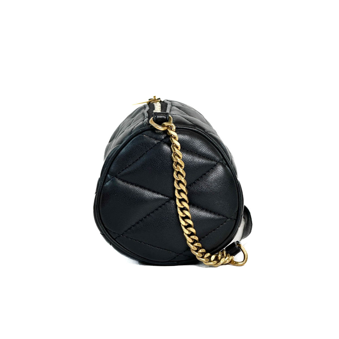 YSL Black Sade Mini Tube Bag