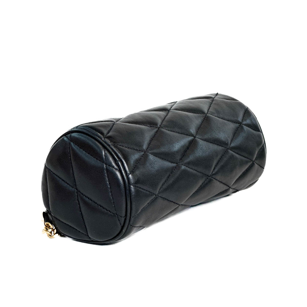 YSL Black Sade Mini Tube Bag