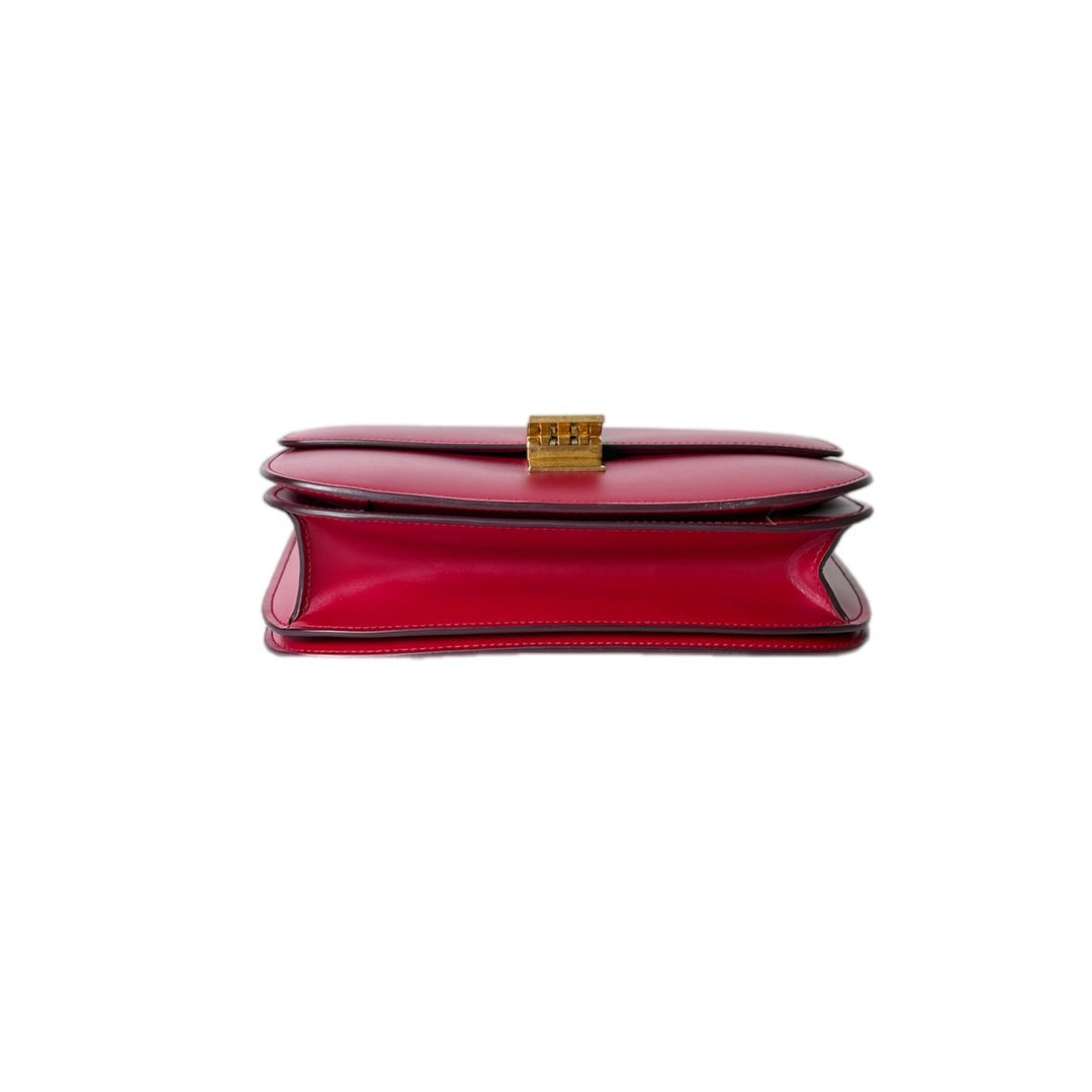 Celine Classic Box Bag Red