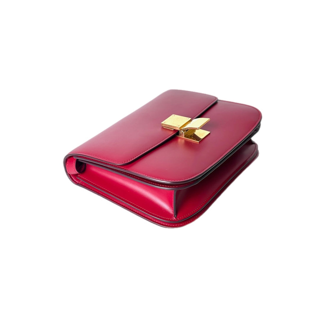 Celine Classic Box Bag Red