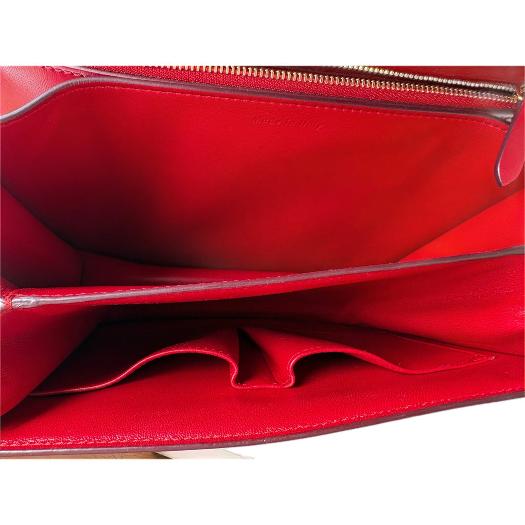 Celine Classic Box Bag Red